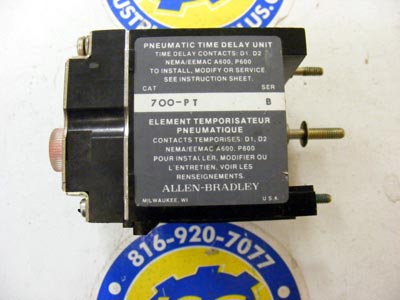 <b>Allen-Bradley - </b>700-PT Pneumatic Time Delay Unit Series B